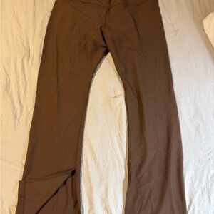 Brown Flared Pants